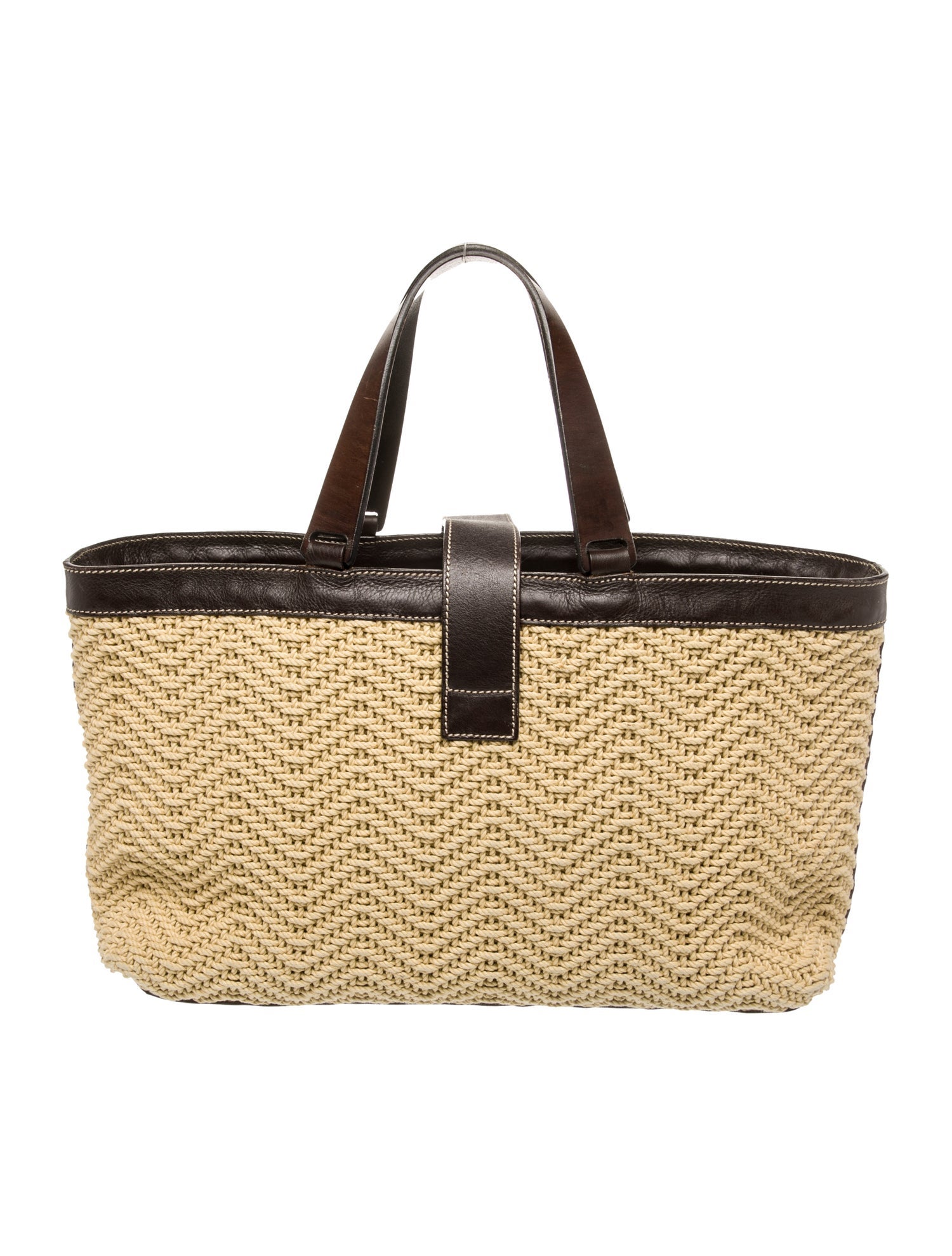 Lambertson Truex Raffia Tote